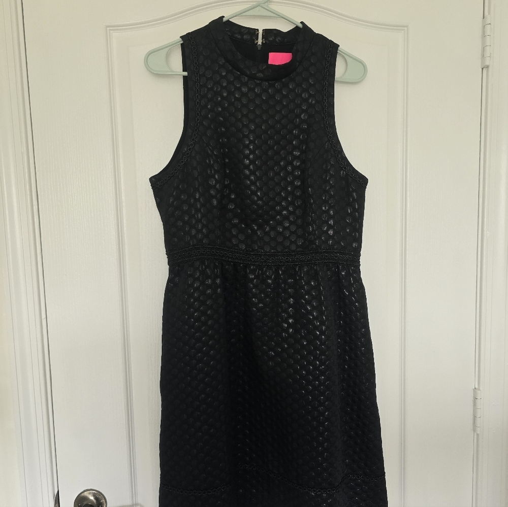 Metallic Lilly Pulitzer Black Dress